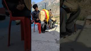 Chamoli - Uttarakhand - Pipalkoti ... traditional Dhol