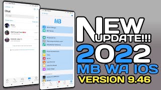 ✅New Update MB WhatsApp v9.46 | Tampilan terbaru full IOS Desember 2022.