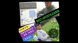 Mochila fertilizadora para abonado de maíz|Bastón fertilizador|DIY Fertibaston| agrobinarius|abonera