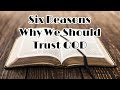 6 Reasons Why We Should Trust God || Ptr. Dominga Lumang-ay