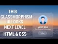 Glassmorphism UI with Only HTML & CSS | Stunning Modern Card Design for Beginners | @developeraid