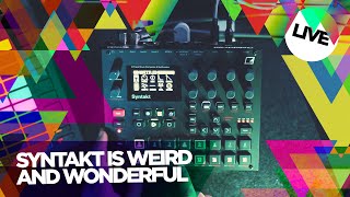 The Syntakt is just so weird, wild and wonderful and it blows my mind. Experimental sounds designs