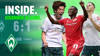 DANKE! Anthony Ujah und Felix Kroos exklusiv | WERDER.TV Inside nach 6:1 Sieg gegen 1. FC Köln
