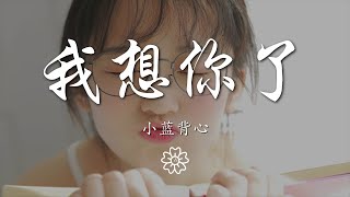 小藍背心 - 我想你了『我想你了 我說真的』【動態歌詞Lyrics】