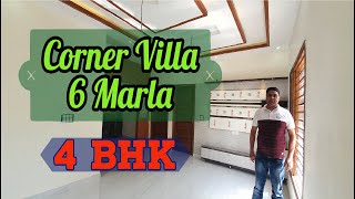 CORNER Villa 6 Marla Double Storey 4 BHK North Facing , Sunny Enclave, Sector 125, Mohali.
