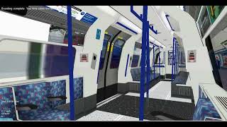 OpenBVE Northern line Kennington - Stockwell