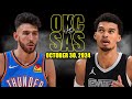 San Antonio Spurs vs Oklahoma City Thunder Full Game Highlights - October 30  | 2024-25 NBA Season