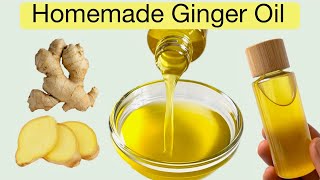 How To Make GINGER OIL For Hair Growth, Scalp Fungi, Dandruff And Strong Hair (DIY Homemade)