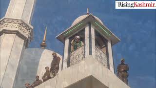 Thousands gather at Dargah Hazratbal to offer special prayers on occasion of Mehraj-un-Nabi (SAW)