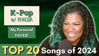 My TOP 20 K-Pop Songs of 2024 - K-Pop w/ Khadija RiVERSE Reacts 💚