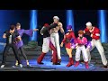 Team Sacred Treasures vs Team Orochi Battle - KOF ALL STAR