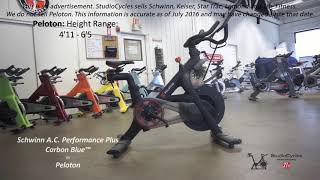 Schwinn AC Performance Plus VS Peloton Exercise Indoor Bike - Review & Comparison