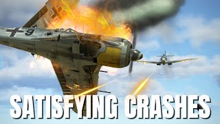 Satisfying Airplane Crashes, Crash Landings & More! V261 | IL-2 Sturmovik Flight Simulator Crashes