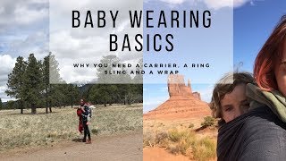 Baby wearing basics