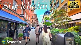 Stockholm Daytime walk / Sweden 🇸🇪 / October 2024 / 4K HDR