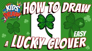 How to Draw a Four Leaf Clover Easy
