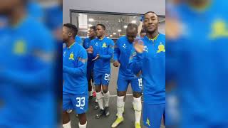 Watch Mamelodi Sundowns players singing before their match against Marumo Gallants|dstvprem