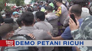 Demo Petani di Enrekang Protes Perluasan HGU PTPN Berakhir Ricuh #iNewsPagi 04/03