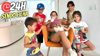 UMA rotina diferente: VIREI filha de 4 crianças por um dia!