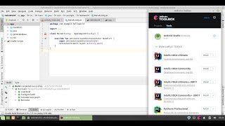 Install Android Studio on Linux with JetBrains Toolbox