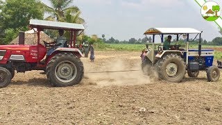 Swaraj 744 tractor vs Mahindra Arjun Tractor / Tractors Tochan Video - Come to Village