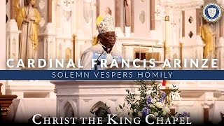 Homily at Vespers | Francis Cardinal Arinze