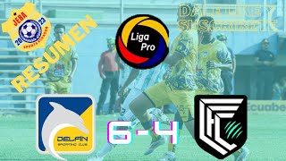 DELFIN 6-4 CUMBAYA LIGA PRO ECUADOR 2024 FECHA 15 SEGUNDA ETAPA RESUMEN DEL PARTIDO