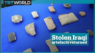 Thousands of artefacts smuggled into the US have been returned to Iraq