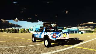 Microsoft Flight Simulator  2020. Storm hunter. Offroad pickup truck. Tartu Ülenurme Airport.