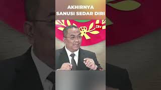 GEMPAR! AKHIRNYA SANUSI SEDAR DIRI