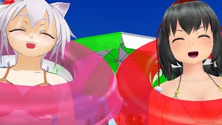 【東方MMD】文と椛の夏の思い出【ＭＭＤ紙芝居】