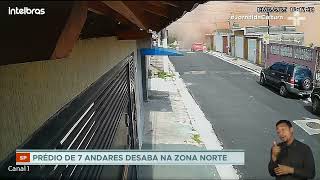 Queda de prédio em construção na Zona Norte de SP deixa duas pessoas feridas