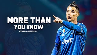 Cristiano Ronaldo 2020 • More Than You Know • Skills & Goals | HD