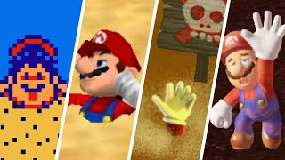 Evolution of Mario Dying in Quicksand (1988-2021)