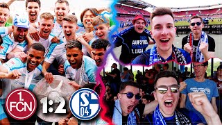 NÜRNBERG vs SCHALKE 1:2 Stadion Vlog 🔥 Meisterfeier + Platzsturm! Pure Freundschaft in Nürnberg!