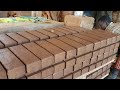 bricks stabiliser fait en terre+ ciment +eau +sable fait a la maison Terranova brick