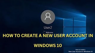 How to Create a New User Account on Windows 10  or 8| How to Create a Guest User Account