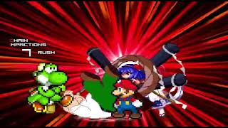 KOF MUGEN Team Super Better Mario vs Team Tilly Green