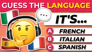 GUESS THE LANGUAGE BY AUDIO 🎧 | Geography Quiz