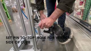 ACutAbove Concrete Creations | How to Use the Kongcrete Curb Maintainer