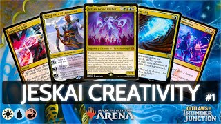 ⚪🔵🔴 Jeskai Creativity, part 1 | MTG Arena | Explorer | BO3 | Outlaws of Thunder Junction