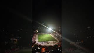 Saat 1 lampu stadion gelora kie raha ternate menyala. #ternate #shortsvideo #gelorakieraha #stadion