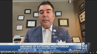 Attorney Eric Palacios explains meaning of extended moratorium