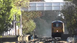 (HD) 73136 + 73119 Pass Kemsing Foot Crossing Working 6X01 RHTT - 26/1/13