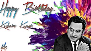 Kishore Kumar Birthday Special Status❤️ # 3Best song mashup of Kishore Kumar✨