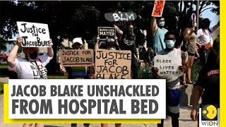 Jacob Blake unshackled from hospital bed | Black Lives Matter | US Police | US Protest | WION WORLD