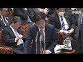 2020年3月3日 参議院予算委員会 日本維新の会 梅村聡質疑