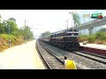 crazy non stop honking lhf long hood diesel emd golgumbaz express indian railways trains