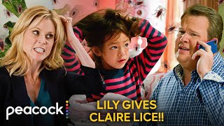 Modern Family | Lily Accidentally Gives Claire Lice Before An Important Presentation