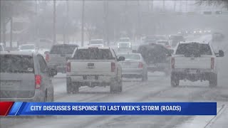 City of Lubbock discusses response to last week's storm